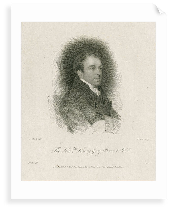 Portrait of Henry Grey Bennet (1777-1836) by William Holl I