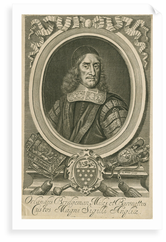Portrait of Orlando Bridgeman (1606-1674) by Robert White