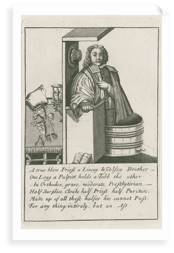 Caricature of Gilbert Burnet (1643-1715) by Anonymous