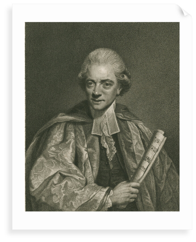 Portrait of Charles Burney (1726-1814) by Francesco Bartolozzi