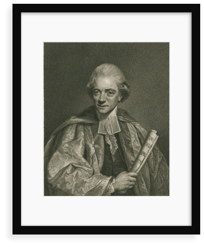 Portrait of Charles Burney (1726-1814) by Francesco Bartolozzi