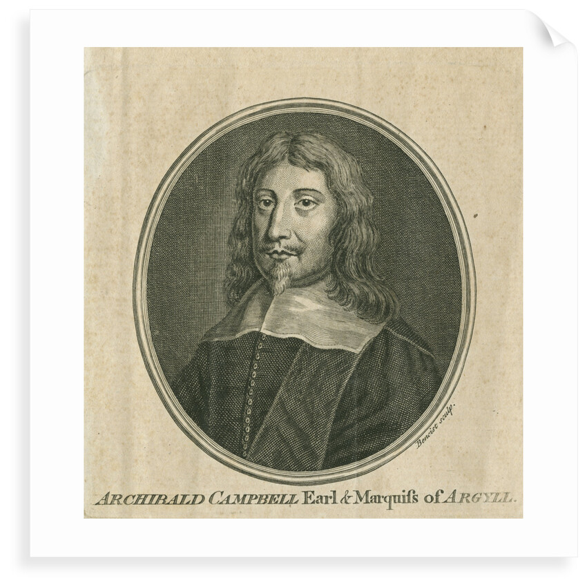 Portrait of Archibald Campbell, Marquess of Argyll (1600-1661) by Guillaume Philippe Benoist