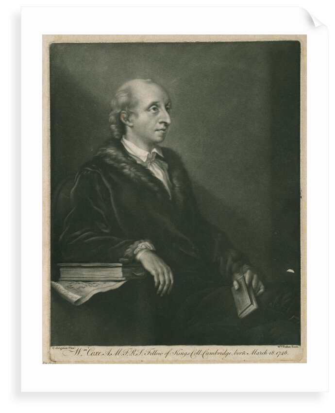 Portrait of William Coxe (1748-1828) by William Pether