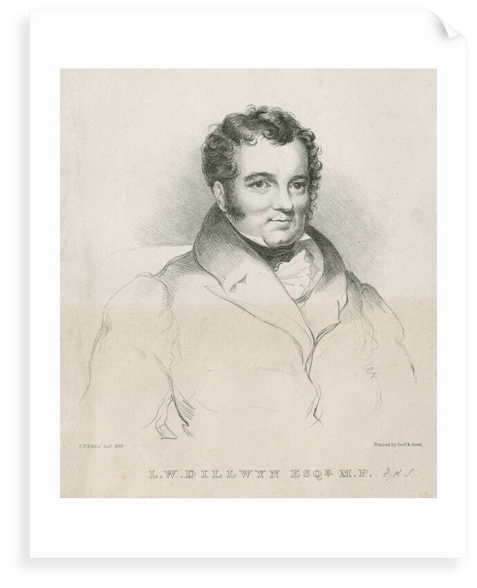 Portrait of Lewis Weston Dillwyn (1778-1855) by Graf & Soret