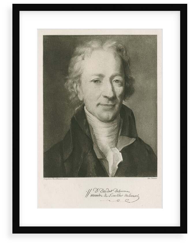 Portrait of Dieudonne Sylvain Guy Tancrede de Dolomieu (1750-1801) by Braun