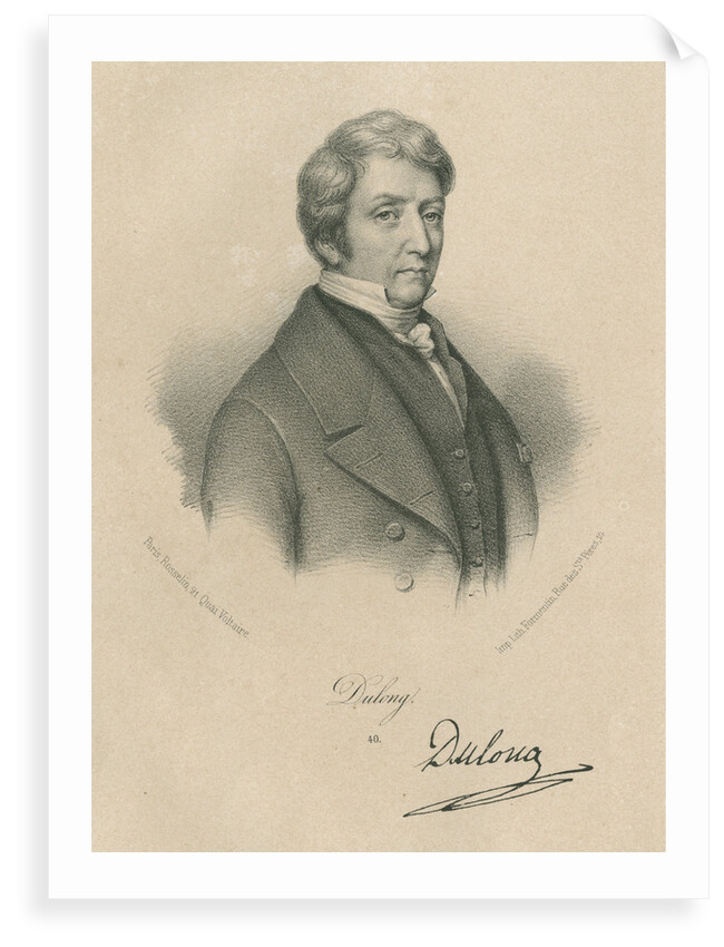 Portrait of Pierre Louis Dulong (1785-1838) by Formentin