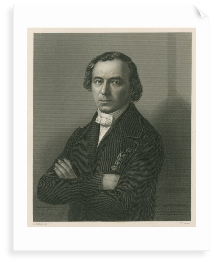 Portrait of Jean Baptiste Andre Dumas (1800-1884) by Samuel Freeman