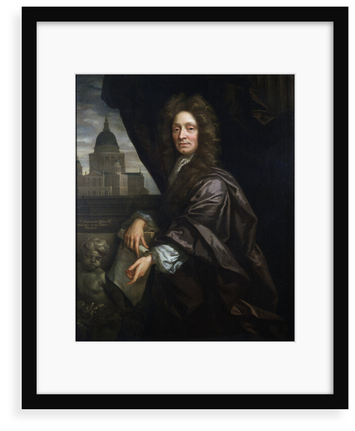 Portrait of Christopher Wren (1632-1723) by John Closterman
