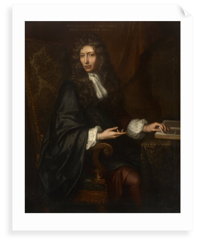 Portrait of Robert Boyle (1627-1691) by Johann Kerseboom