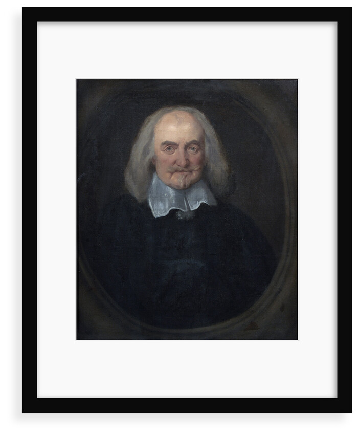 Portrait of Thomas Hobbes (1588-1679) by Jan Baptist Jaspers