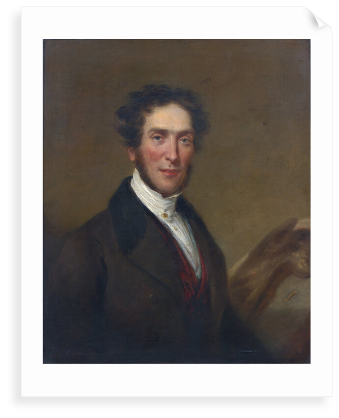 Portrait of Gideon Mantell (1790-1852) by John James Masquerier