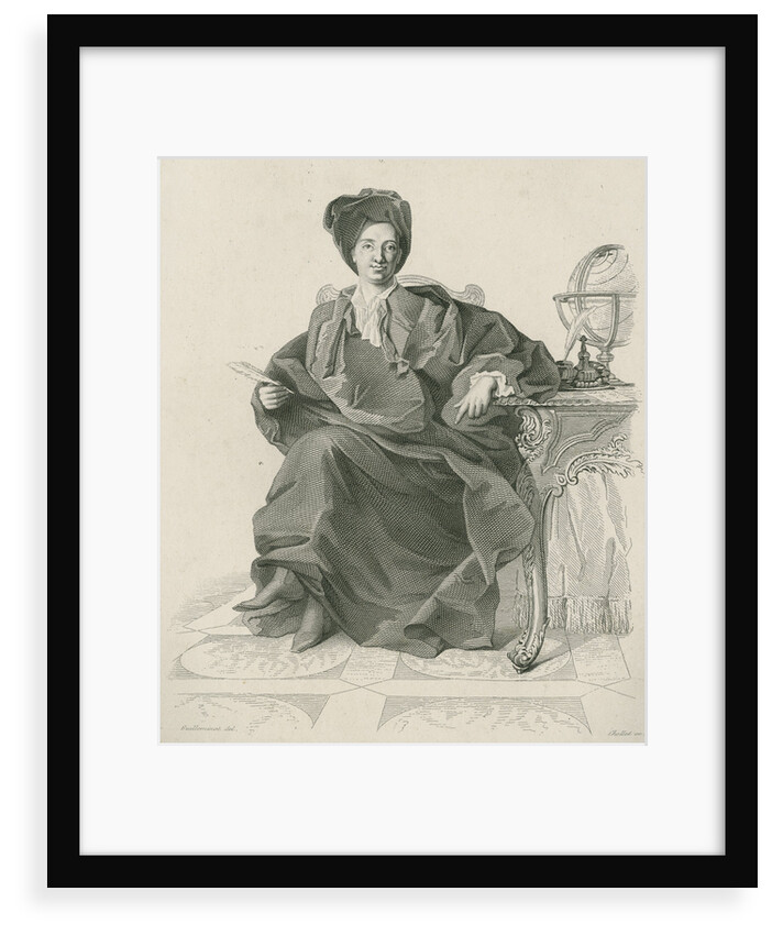 Portrait of Bernard le Bovier de Fontenelle (1657-1757) by Leonie Lacoste Chollet