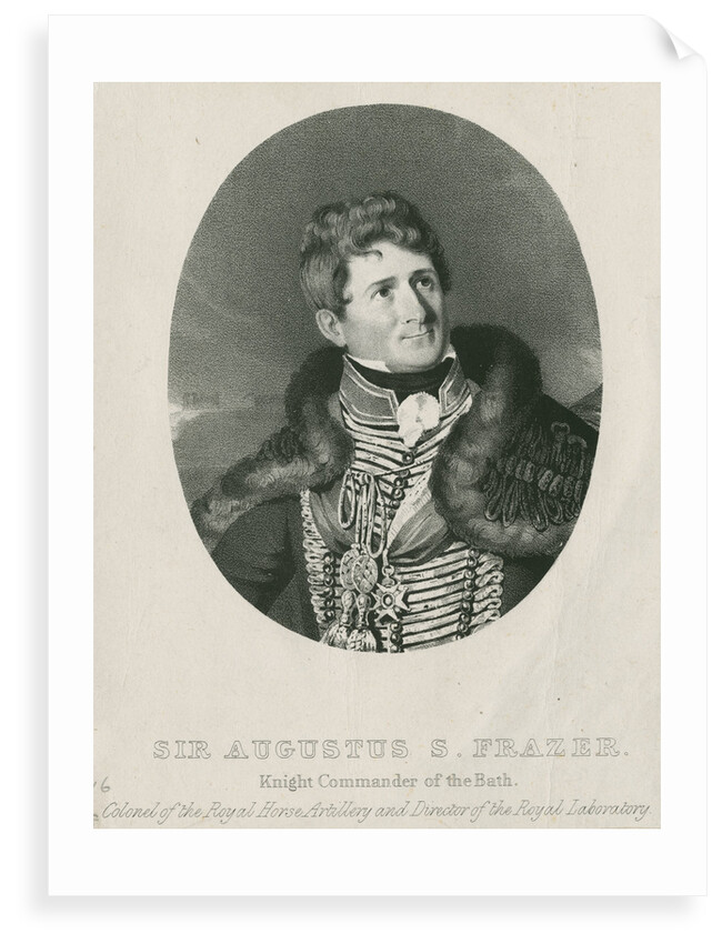 Portrait of Augustus Simon Frazer (1776-1835) by Charles Joseph Hullmandel