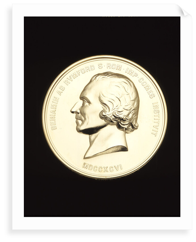 Obverse of the Rumford Medal by Anonymous