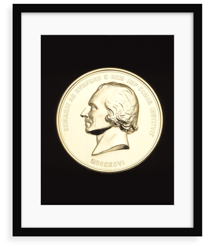 Obverse of the Rumford Medal by Anonymous