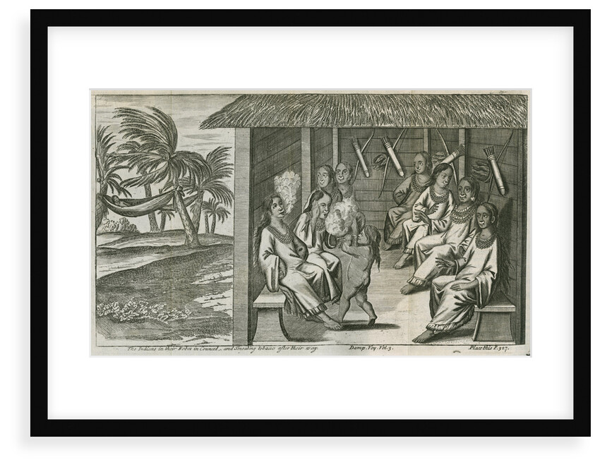 Tobacco smoking among the Cuna Indians of Panama, observed by Lionel Wafer by John Savage