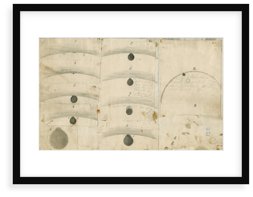 Ingress of Venus during the 1769 solar transit by William Hirst