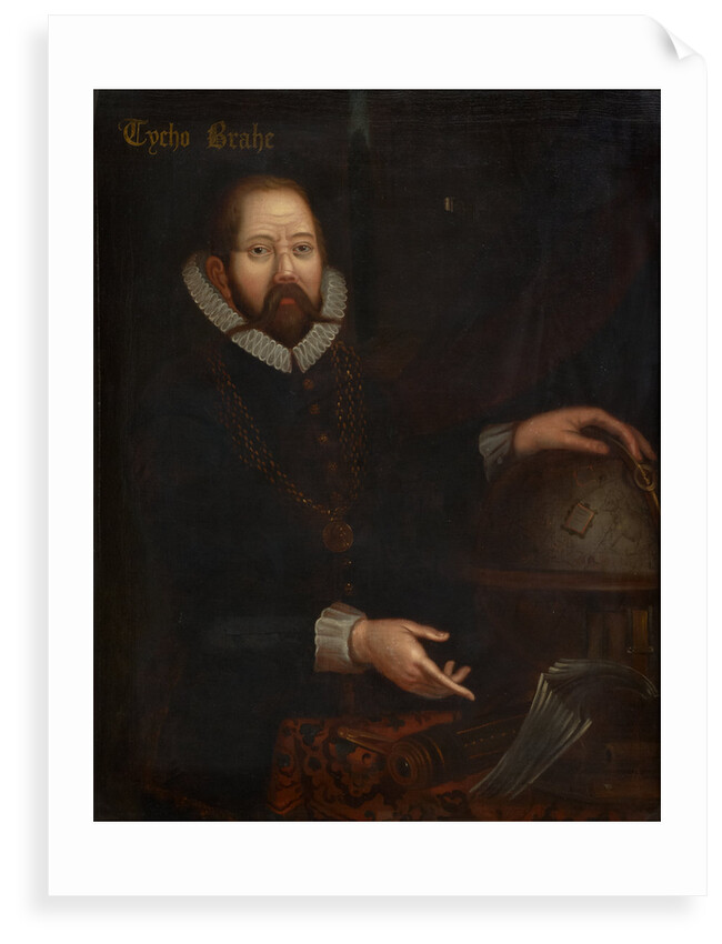 Portrait of Tycho Brahe (1546-1601) by unknown