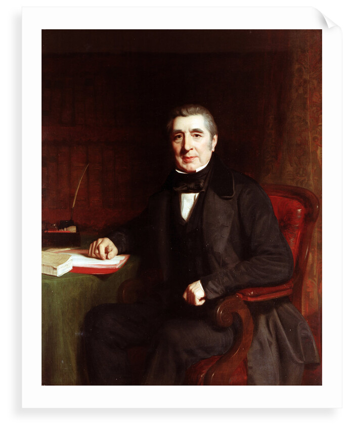 Portrait of John Barrow (1764-1848) by Stephen Pearce