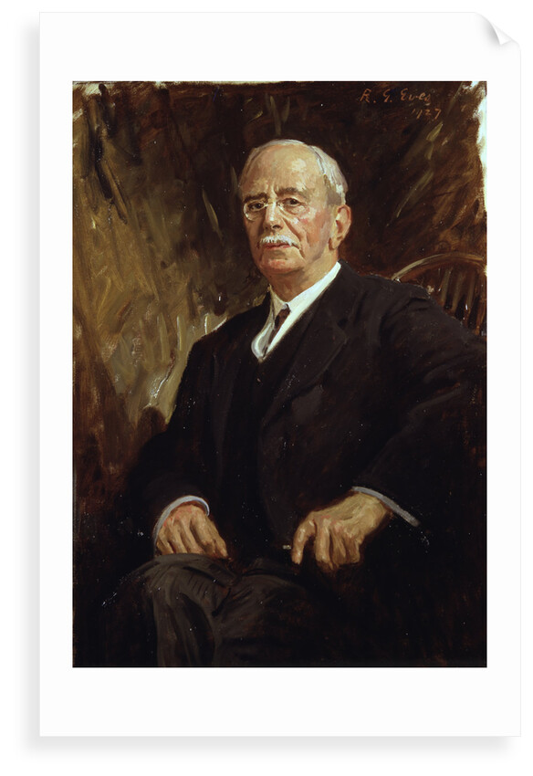 Portrait of Charles Sherrington (1857-1952) by Reginald Grenville Eves