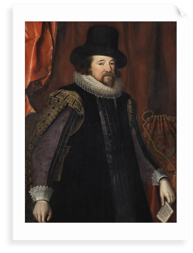 Portrait of Francis Bacon (1561-1626) posters & prints by Studio