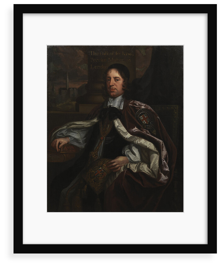 Portrait of Seth Ward (1617-1689) by John Greenhill