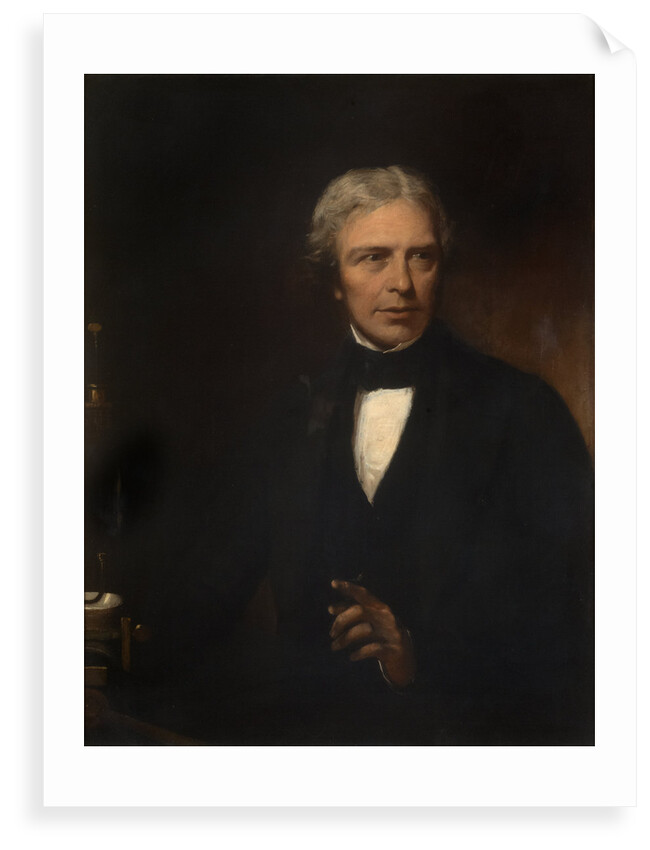Portrait of Michael Faraday (1791-1867) by Alexander Blaikley