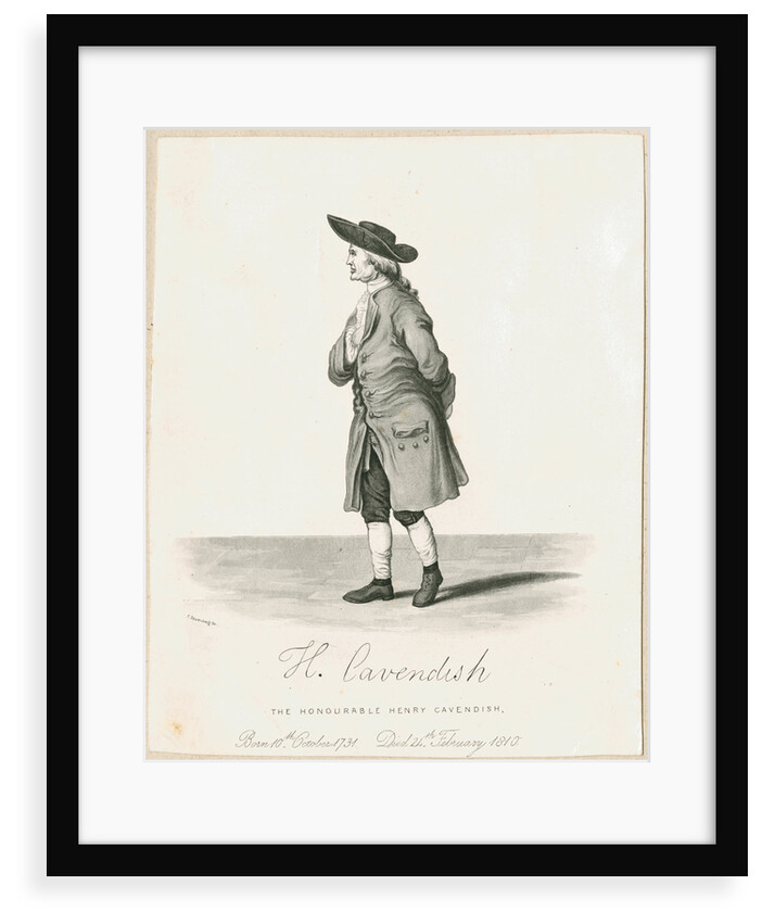 Portrait of Henry Cavendish (1731-1810) by Charles Rosenberg I