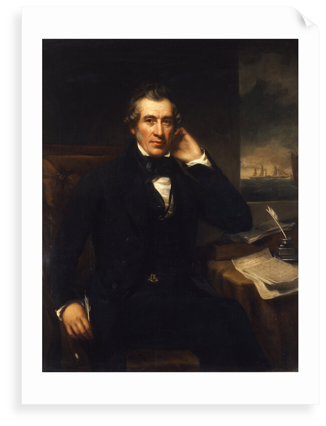 Portrait of William Fairbairn (1789-1874) by Benjamin Rawlinson Faulkner