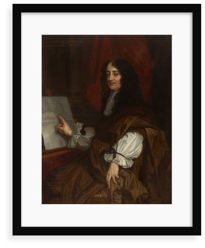 Portrait of William Brouncker, 2nd Viscount Brouncker of Lyons (1620-1684) by Peter Lely