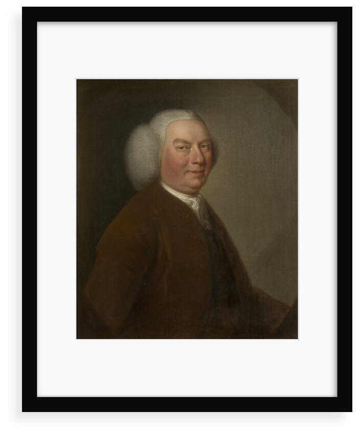 Portrait of gentleman in a brown coat by unknown