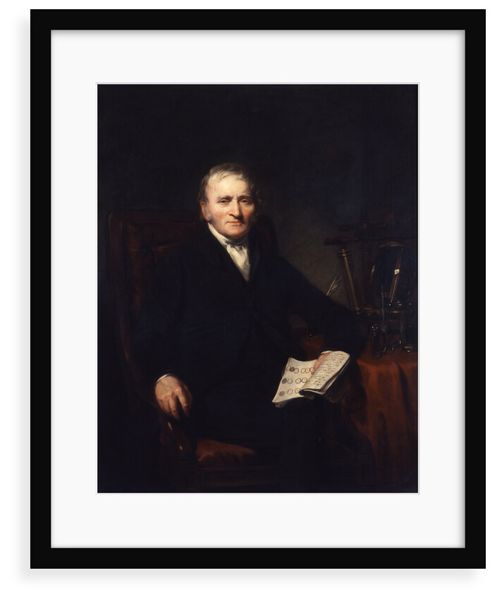 Portrait of John Dalton (1766-1844) by Benjamin Rawlinson Faulkner