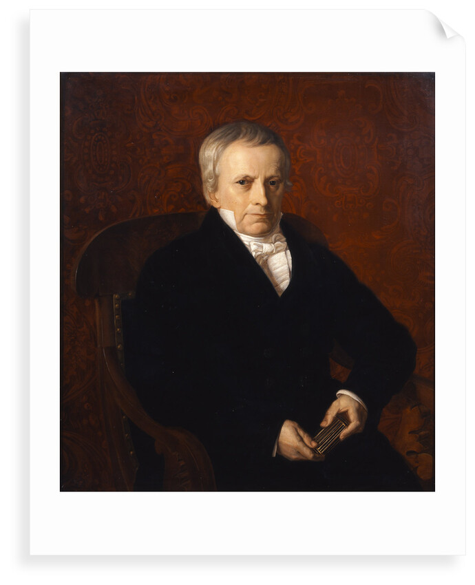 Portrait of Heinrich Christian Schumacher (1780-1850) by M Wullf