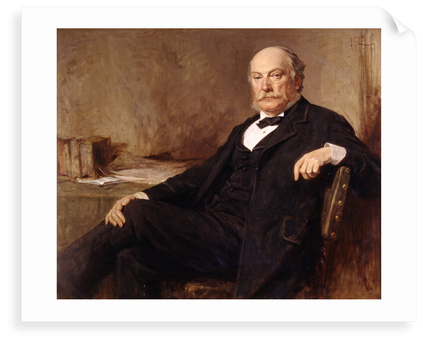 Portrait of John William Strutt. 3rd Baron Rayleigh (1842-1919) by George Reid