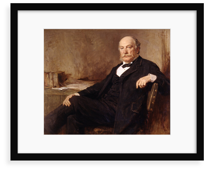 Portrait of John William Strutt. 3rd Baron Rayleigh (1842-1919) by George Reid