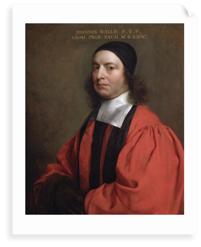 Portrait of John Wallis (1616-1703) by Gerard Soest