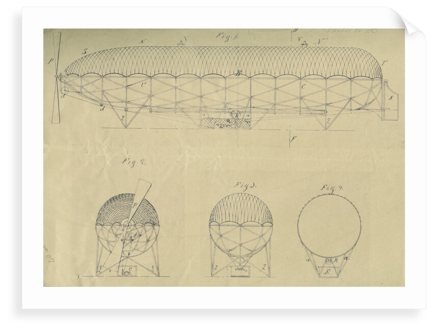 Airship design by Adolf Runge