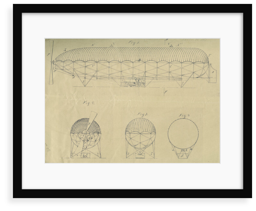 Airship design by Adolf Runge
