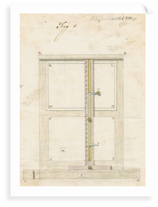 Instrument for perspective drawing by James Peacock