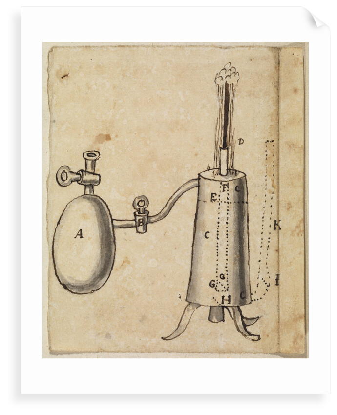 A steam piston engine by Thomas Savery