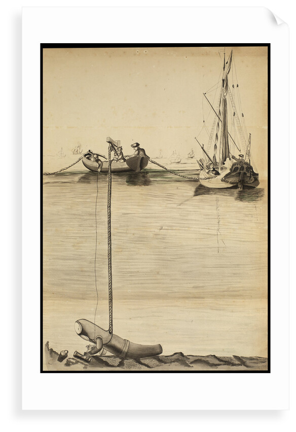 Submarine diving suit in operation by William Barlow