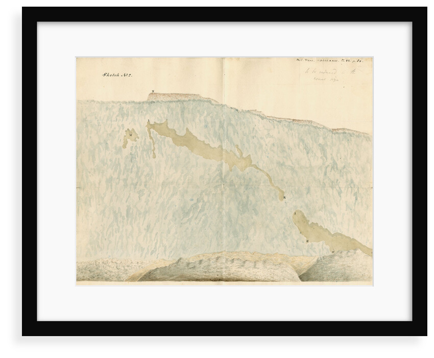 Rock face at Oreston by William Clift