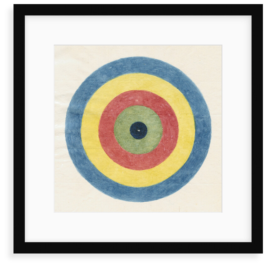 Roundel for use in optical experiments by Robert Waring Darwin