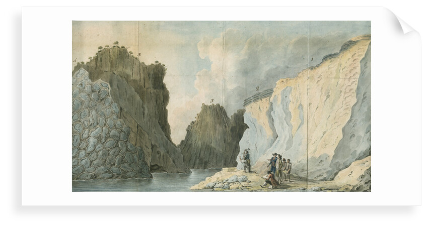 Sir William Hamilton's party on the island of Ponza by Francesco Progenie