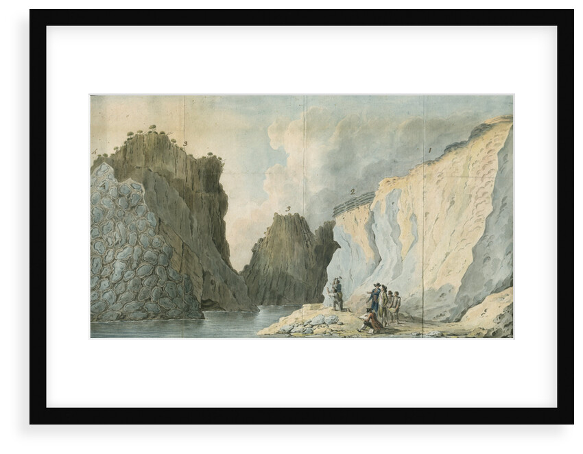 Sir William Hamilton's party on the island of Ponza by Francesco Progenie