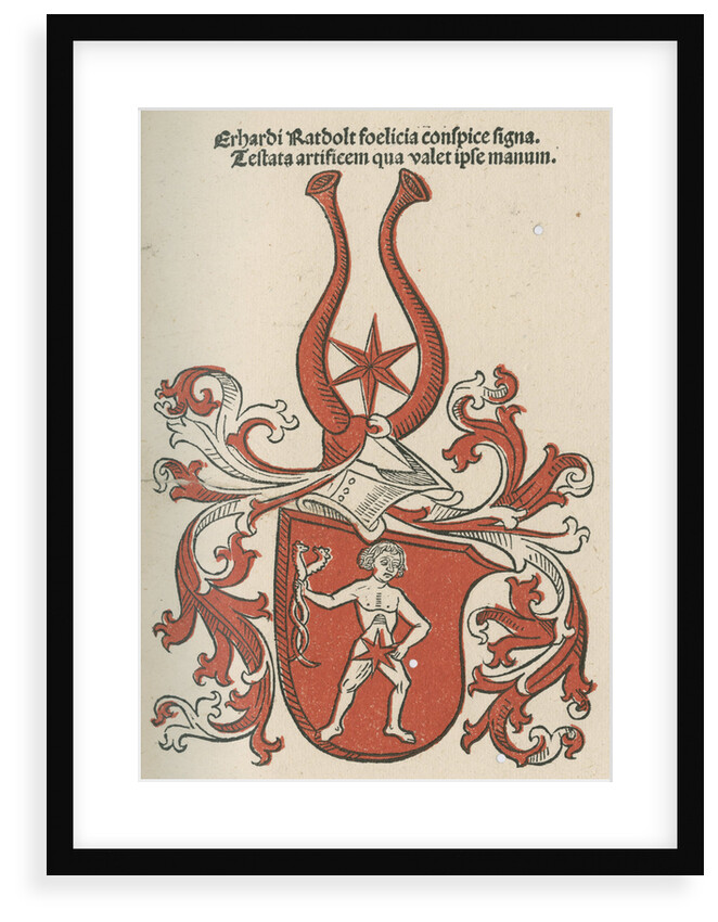 Coat of arms from 'Cocordatia astronomie cu theologia' by Anonymous