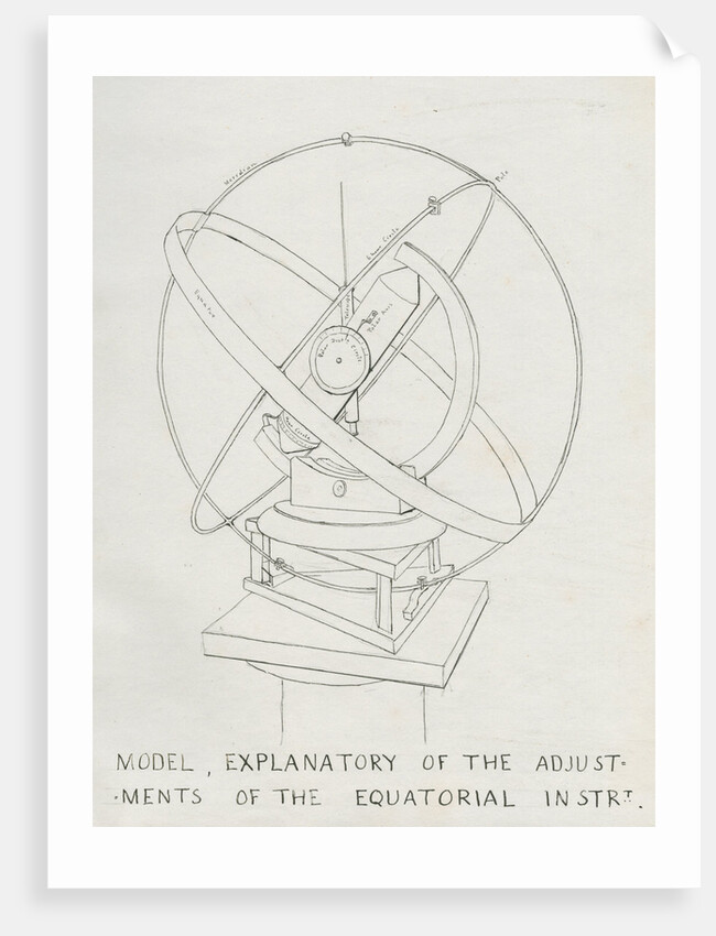 Model intended to show error adjustments in zodiacal light observation by Charles Piazzi Smyth
