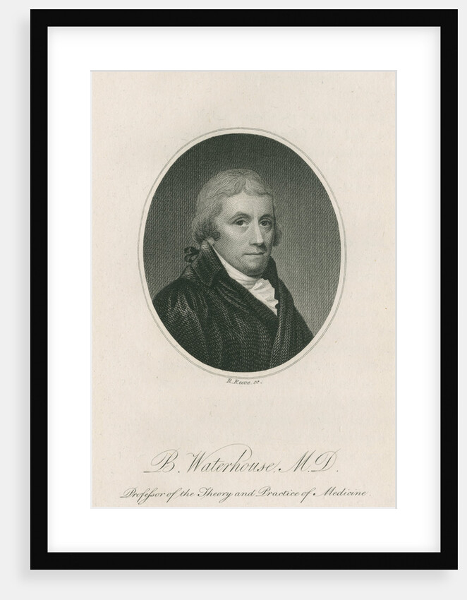 Portrait of Benjamin Waterhouse (1754-1846) by Richard Reeve