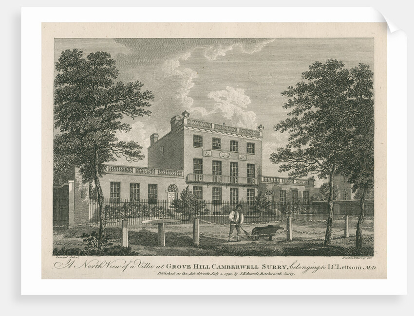 Villa at Grove Hill, Camberwell, in Surrey by unknown