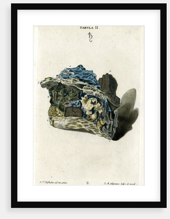 'Plumbago' (graphite) by Johann Michael Seligmann